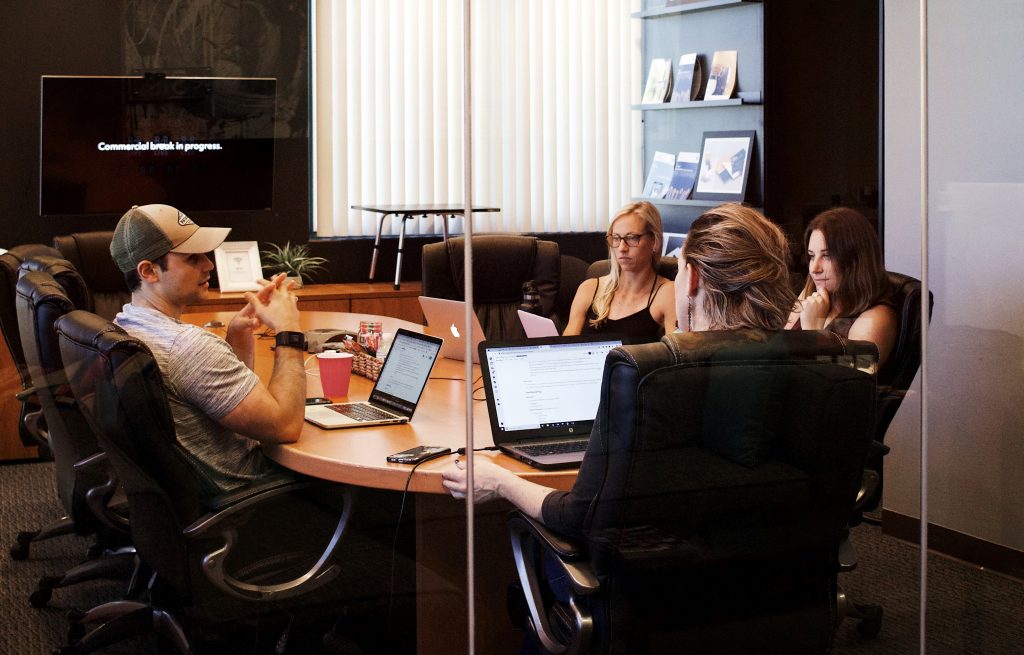 outsourcing your hr meeting in progress