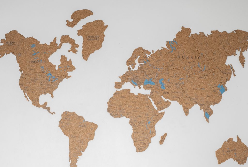 map of the world global compliance