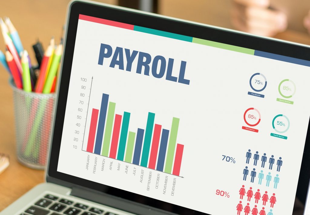 payroll benefits on screen